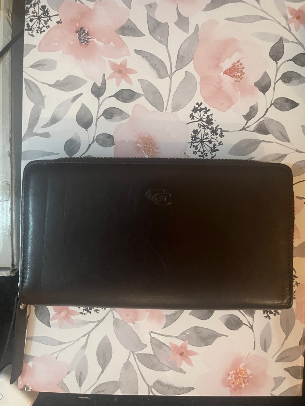 Gianni Conti Brown Leather Women’s Zip Wallet